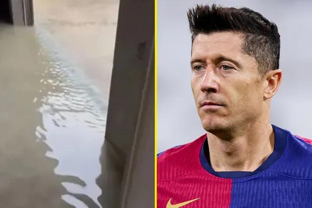 Nhà của Robert Lewandowski bị ảnh hưởng bởi bão lớn