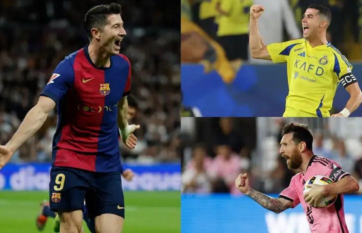 Chói sáng tại Barca, Lewandowski tiệm cận Ronaldo và Messi tại Cúp C1