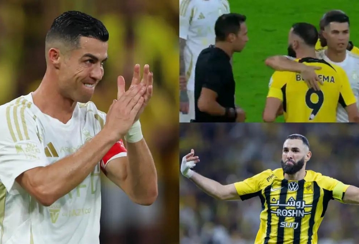 Ronaldo vào cuộc, ngăn Benzema ẩu đả với tiền vệ Al Nassr