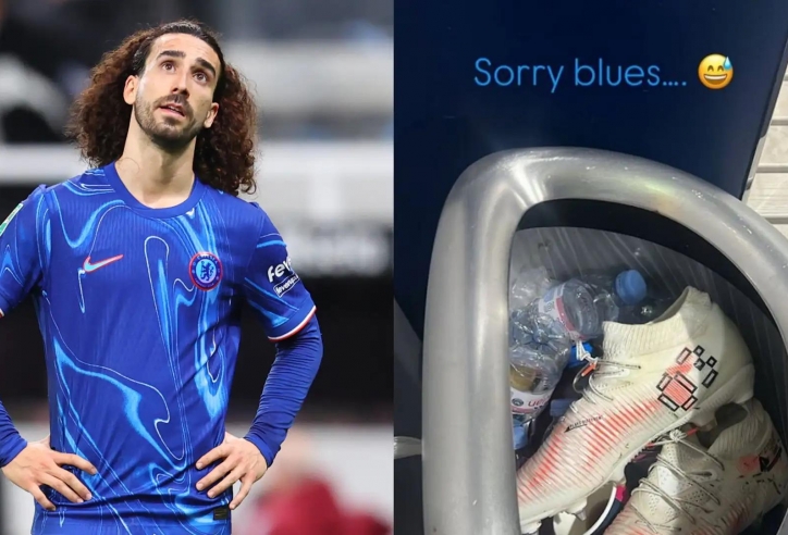 Cucurella trượt chân 2 lần khiến Chelsea thủng lưới, ném thẳng giày vào sọt rác