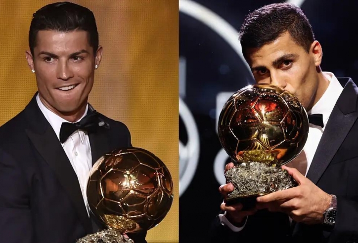 Rodri đáp trả tuyên bố 'không công bằng' của Ronaldo về Quả bóng vàng