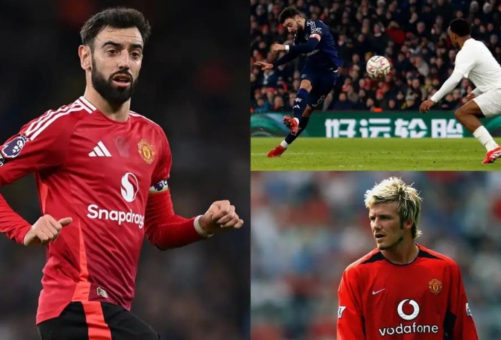 Bruno Fernandes phá vỡ kỷ lục của Beckham tại MU