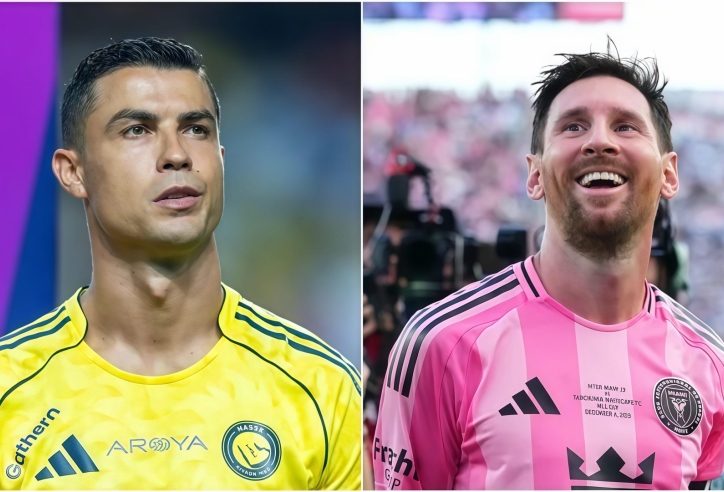 Phản ứng của Ronaldo trong ngày Messi lên đỉnh tại MLS