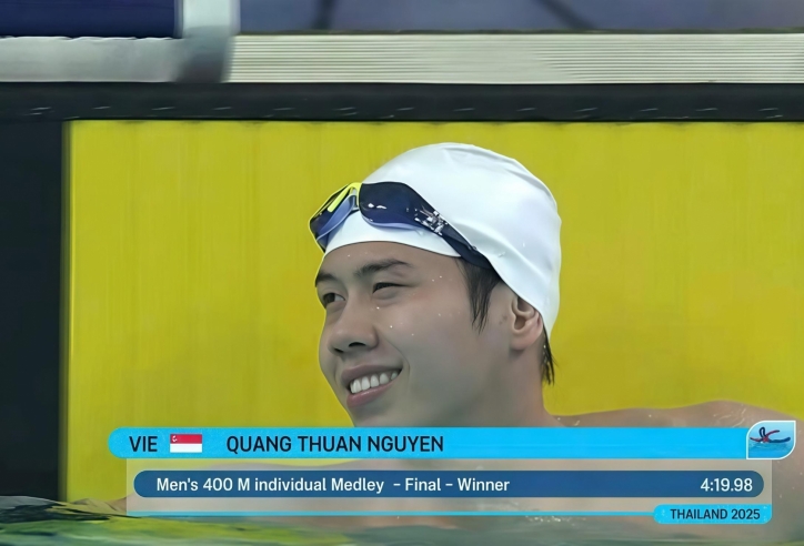 Thái Lan nhầm lẫn tai hại về HCV kỷ lục của Việt Nam tại SEA Games 33