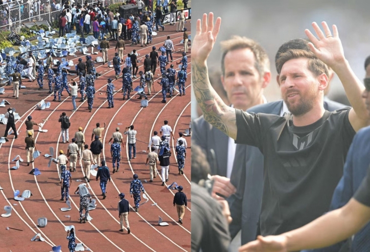 Messi gây hỗn loạn tại Ấn Độ, hàng ngàn vật thể lạ ném xuống sân