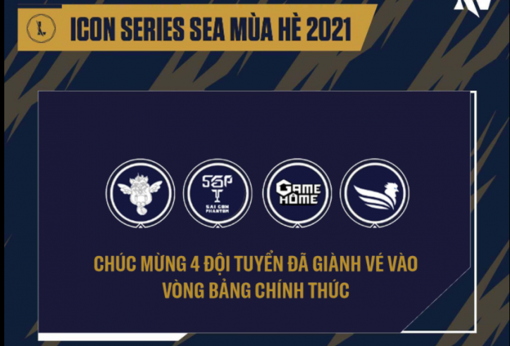 DRK, SBTC, SGP, Game Home là 4 cái tên cuối cùng góp mặt tại vòng bảng Icon Series SEA Mùa Hè 2021