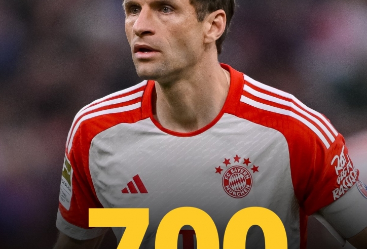 Trận đấu thứ 700 “đáng quên” của Thomas Müller