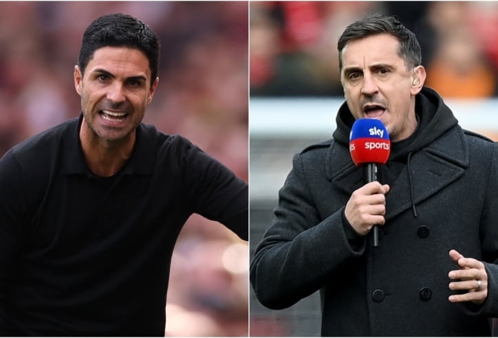 Gary Neville phát biểu sốc về Arsenal trước thềm đại chiến Super Sunday