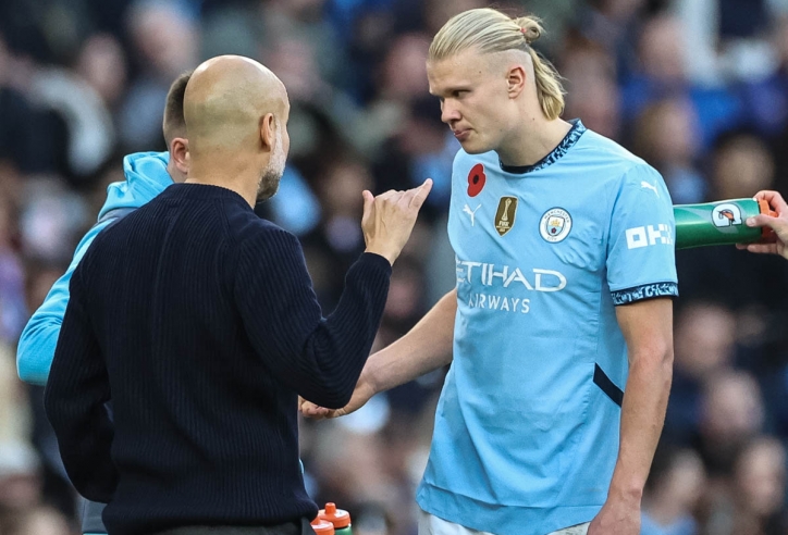 Pep Guardiola bảo vệ một Haaland hoang phí