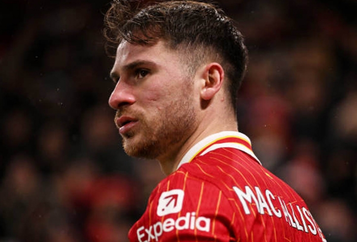 Mac Allister chỉ trích hàng thủ Liverpool vì hòa MU