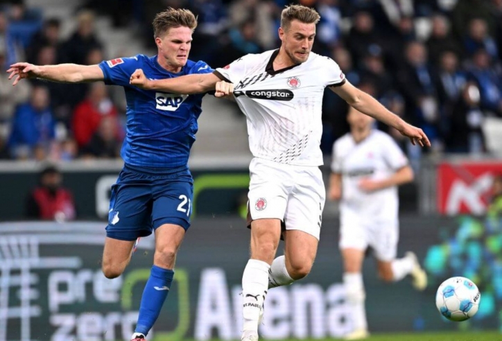 Nhận định St. Pauli vs Hoffenheim: Khách chiếm ưu thế, 2h30 ngày 15/3/2025