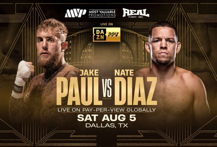 Jake Paul vs. Nate Diaz: Ngôi sao Youtube đối đầu siêu sao UFC