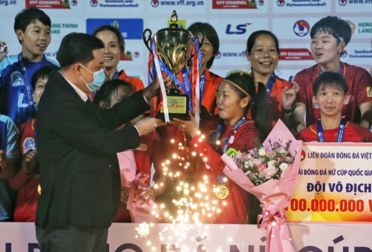 TP Hồ Chí Minh I lần thứ 2 vô địch giải bóng đá Nữ Cúp Quốc gia 2021