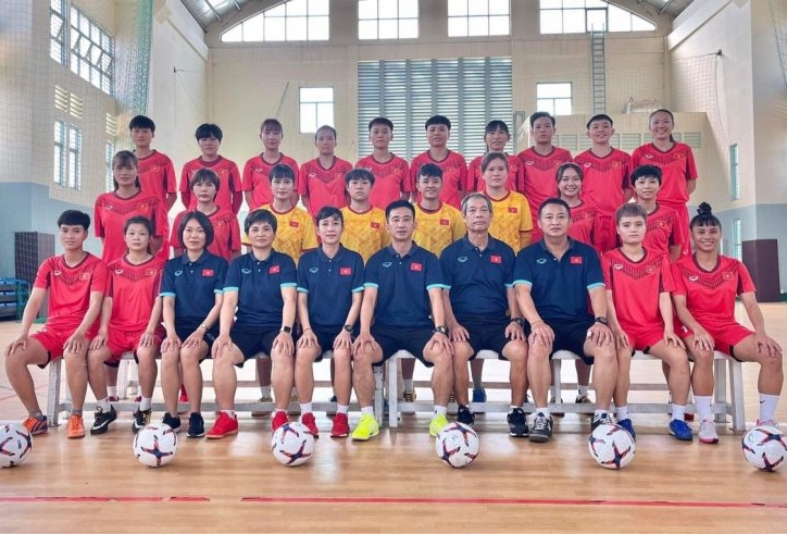 Tuyển nữ Futsal Việt Nam triệu tập 22 cầu thủ chuẩn bị SEA Games 31