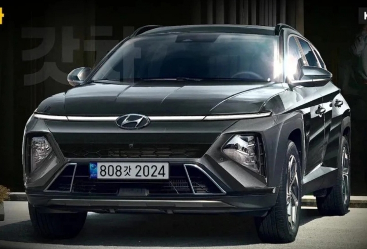 Hyundai Kona 2023 lộ diện thiết kế mới, ngoại hình bề thế, cứng cáp hơn