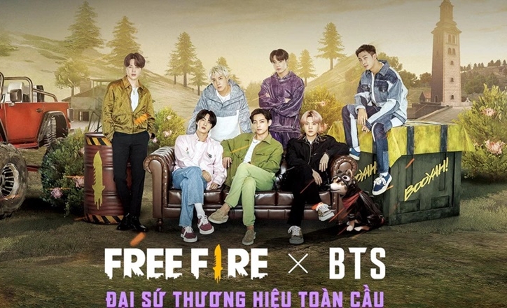 Nhóm nhạc nam BTS trở thành đại sứ toàn cầu của Free Fire