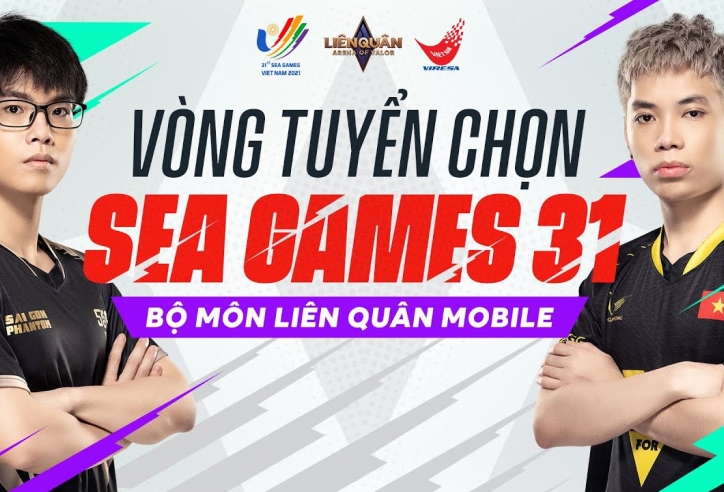 Đã xác định 4 đội tham dự vòng tuyển chọn SEA Games 31 Liên Quân Mobile