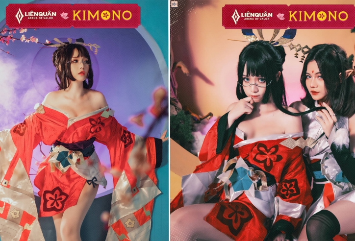Liên Quân Mobile ra mắt bộ ảnh cosplay Veres Kimono cực kỳ gợi cảm