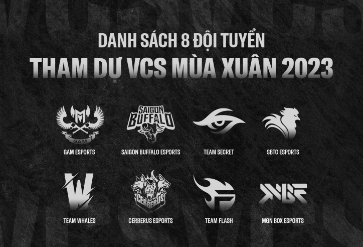 LMHT: Đội hình các đội tuyển tham dự VCS Mùa Xuân 2023