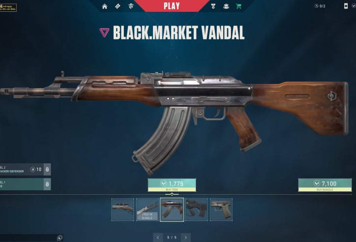 Khẩu súng huyền thoại AK-47 đã có mặt trong VALORANT