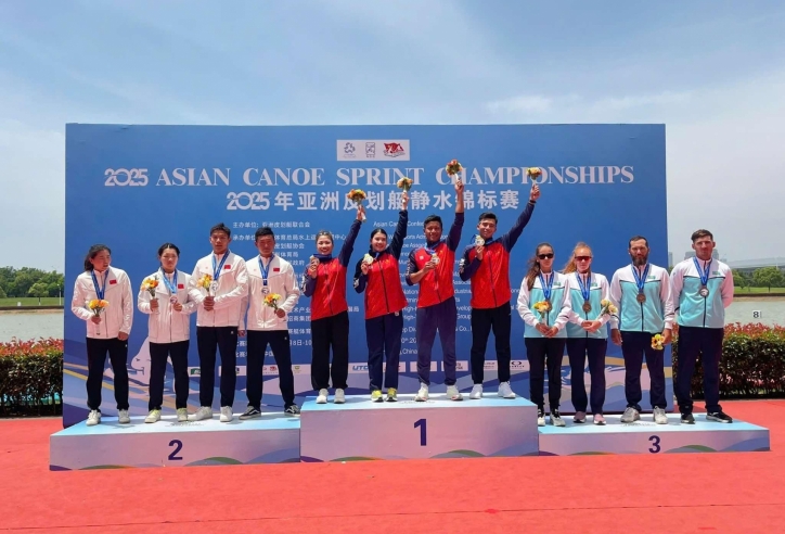Canoe Việt Nam xuất sắc đoạt HCV châu Á