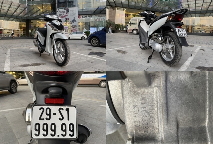 Honda SH biển số 999.99 “hét giá” ngang Toyota Camry tại Hà Nội