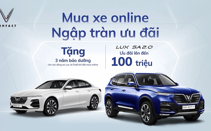 VinFast bán ô tô trực tuyến đầu tiên tại Việt Nam