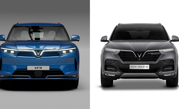 So sánh VinFast Lux SA2.0 và VinFast VF 9: Nên mua xe nào?