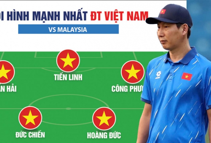 Đội hình ĐT Việt Nam mạnh nhất đấu Malaysia tại vòng loại Asian Cup