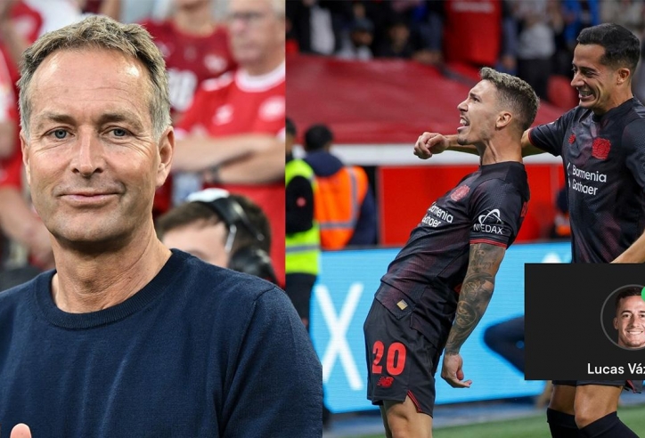 Chỉ còn 9 người, Leverkusen vẫn thắng trận đầu sau khi sa thải Ten Hag