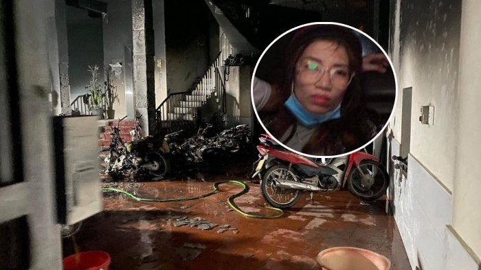 Một phụ nữ châm lửa đốt xe máy dẫn đến cháy nhà trọ ở Phú Đô, Hà Nội