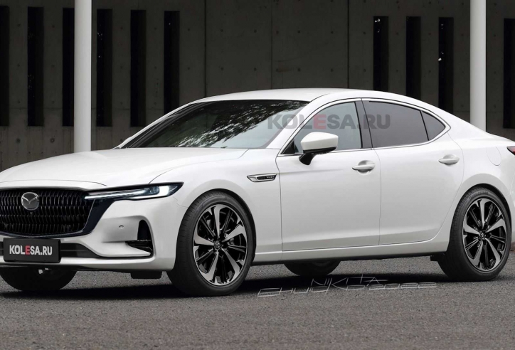 Xem trước bản phác họa Mazda 6 thế hệ mới, tham vọng 'vượt mặt' Toyota Camry