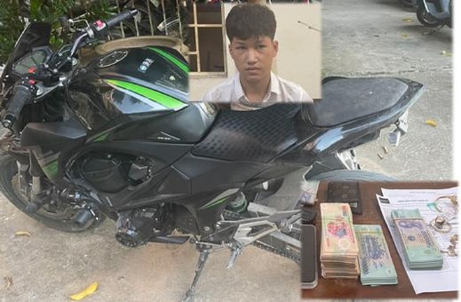 Bắc Giang: Thanh niên 19 tuổi phá két trộm 1 tỷ đồng mua mô tô Kawasaki