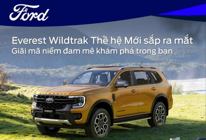 Ford Everest Wildtrak 2023 sắp ra mắt tại Việt Nam, đại lý đã nhận cọc