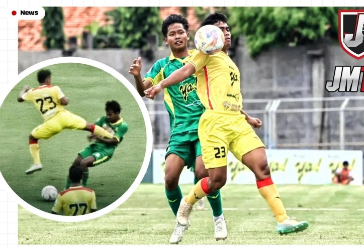 SỐC: Indonesia cấm cầu thủ thi đấu trọn đời vì pha phạm lỗi kinh hoàng