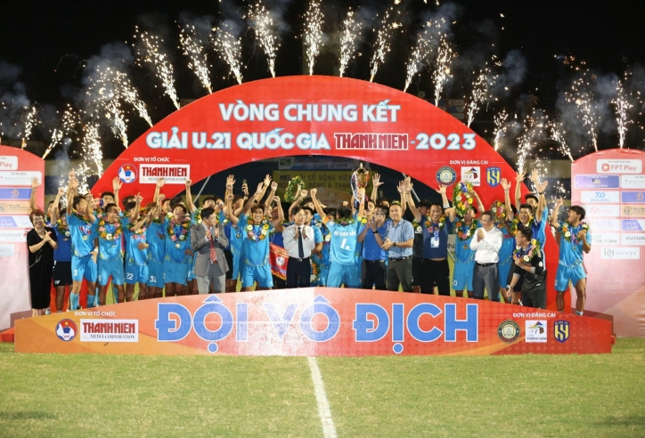 U21 PVF-CAND đánh bại hàng loạt ngôi sao U23 Việt Nam để lên ngôi vô địch