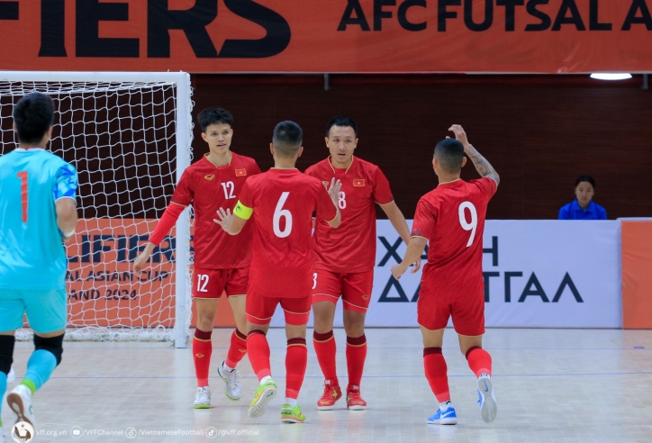 ĐT futsal Việt Nam xếp hạng cao Châu Á, tiếp tục vượt mặt Indonesia