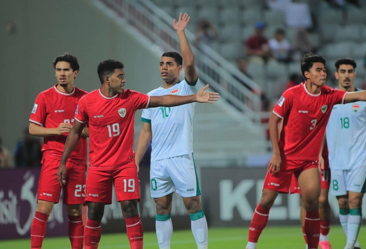 Trực tiếp U23 Indonesia 1-2 U23 Iraq: Ngôi sao tỏa sáng