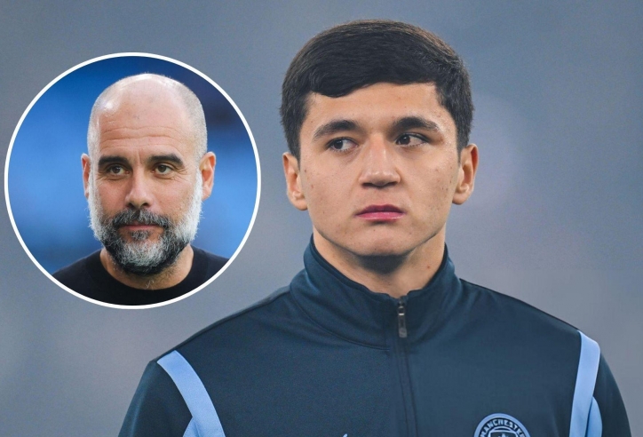 Pep Guardiola: 'Tôi nói gì Khusanov chỉ cười thôi'