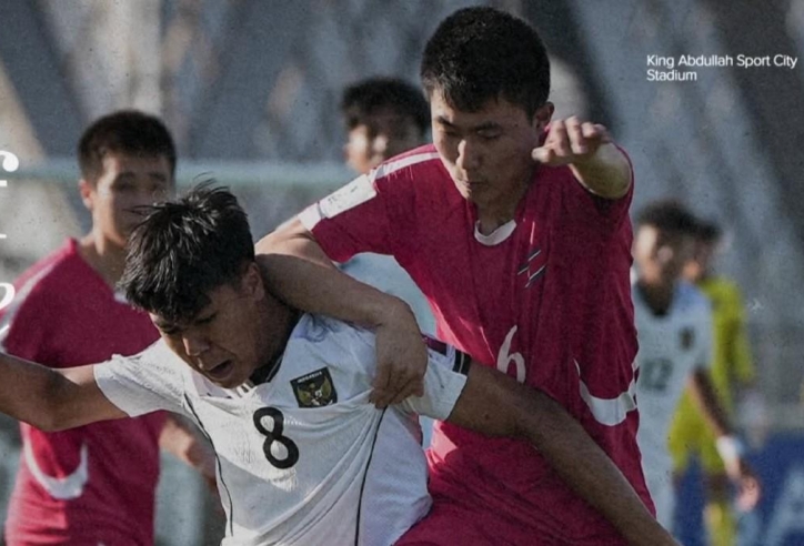 U17 Indonesia bị 'đánh set tennis' trước U17 Triều Tiên