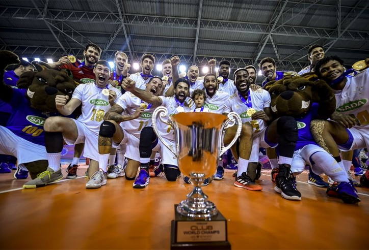 Đội bóng Brazil lên ngôi vô địch tại giải bóng chuyền các CLB nam thế giới