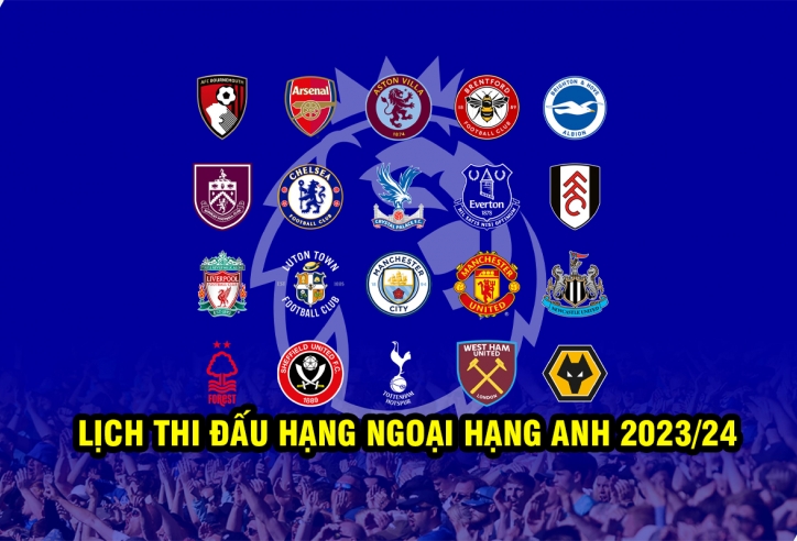 Lịch thi đấu Ngoại hạng Anh hôm nay 2023/24