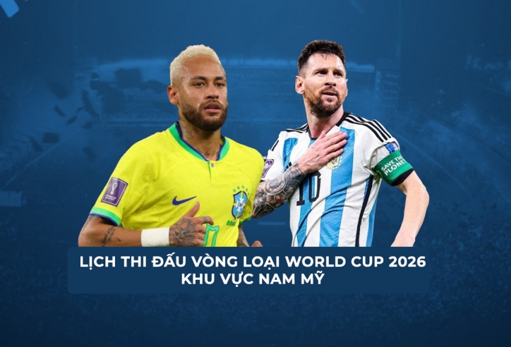 Lịch thi đấu vòng loại World Cup 2026 Nam Mỹ mới nhất