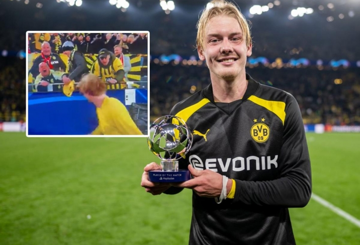 Fan Dortmund hành động xấu xí khi ‘cướp’ áo của Brandt từ CĐV khuyết tật