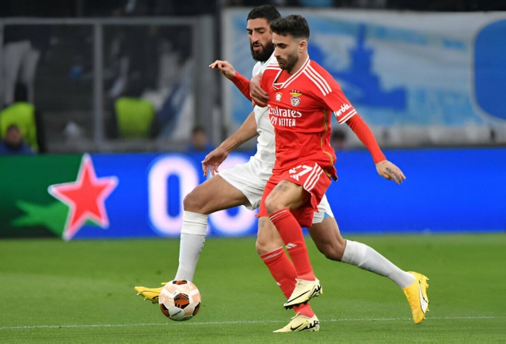 Trực tiếp Marseille 1-0 Benfica: Hai đội bước vào hiệp phụ