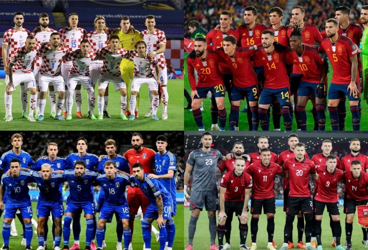 Bảng B Euro 2024: Tây Ban Nha, Croatia và Ý tạo bảng 'tử thần'