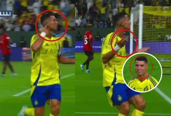 Ronaldo ăn mừng đáp trả CĐV, 1 phút sau bàn thắng bị hủy