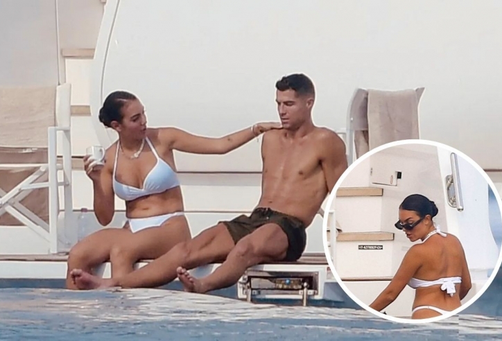 Ronaldo có hành động nhạy cảm với bạn gái Georgina