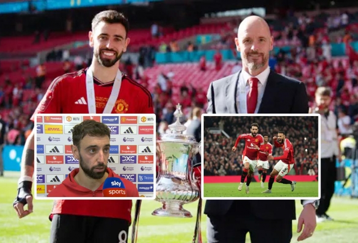 Bruno Fernandes xin lỗi Erik ten Hag