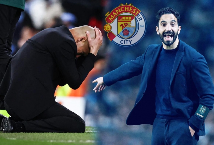 Pep Guardiola nhắc trận thua Amorim trước derby Manchester